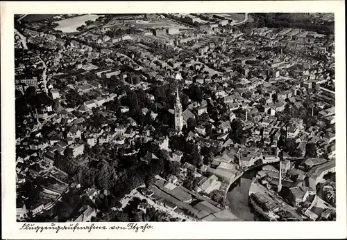 Ak Itzehoe in Schleswig Holstein, Fliegeraufnahme