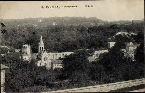 Ak Bougival Yvelines, Panorama