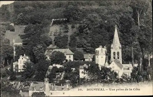 Ak Bougival Yvelines, Vue prise de la Côte