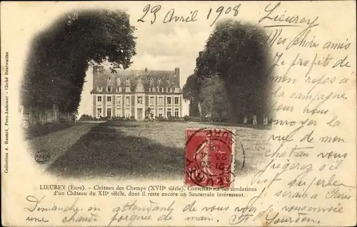 Ak Lieurey Eure, Le Château des Champs