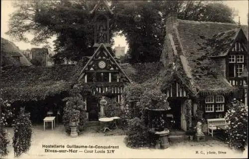 Ak Dives sur Mer Calvados, Hostellerie Guillaume le Conquérant