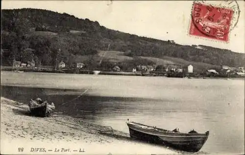 Ak Dives sur Mer Calvados, Le Port