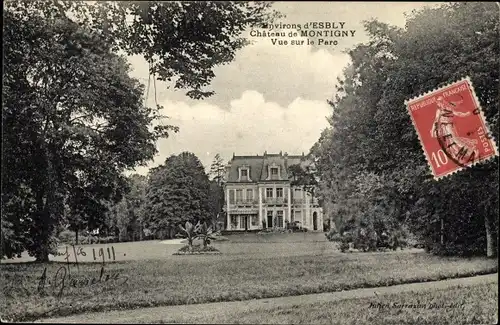 Ak Esbly Seine et Marne, Château de Montigny