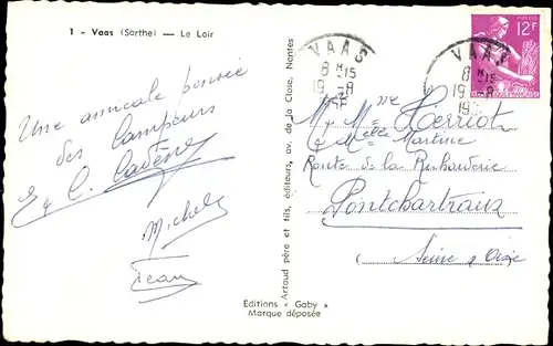 Ak Vaas Sarthe, Le Loir