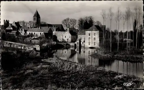 Ak Noyen sur Sarthe Sarthe, Petit Moulin sur le Sarthe