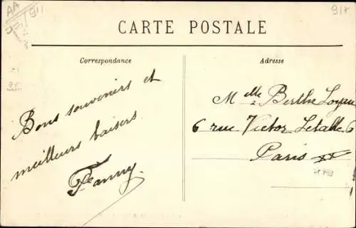 Ak Crosnes Essonne, Bords de l'Yerres a Senlis