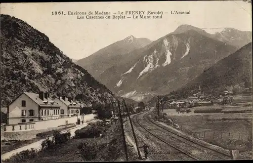 Ak Modane Savoie, Le Freney, L'Arsenal, Les Casernes du Replat, Le Mont rond