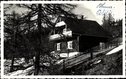 Foto Ak Flattnitz Glödnitz in Kärnten, Blick auf ein Wohnhaus