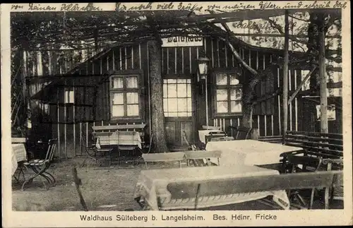 Ak Langelsheim Harz, Waldhaus Sülteberg