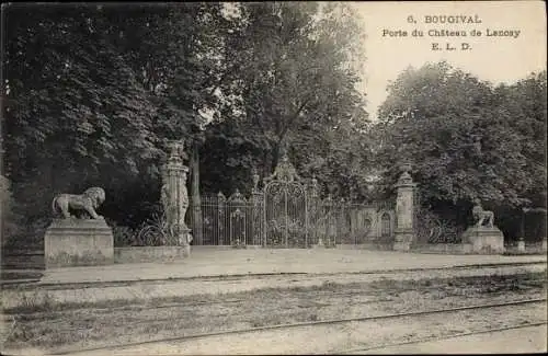 Ak Bougival Yvelines, Porte du Château de Lancay