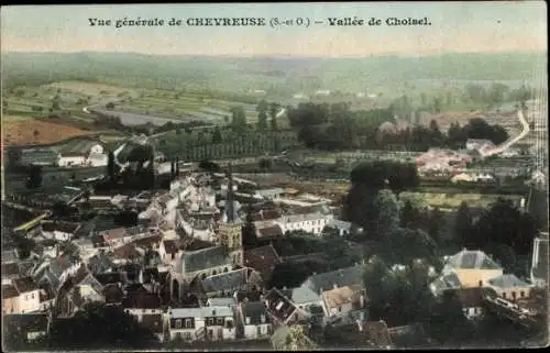 Ak Chevreuse Yvelines, Gesamtansicht, Vallée de Choisel