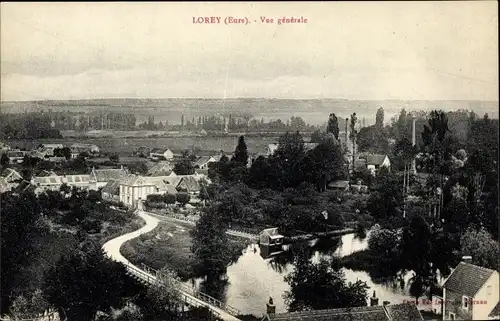 Ak Lorey Eure, Vue Générale