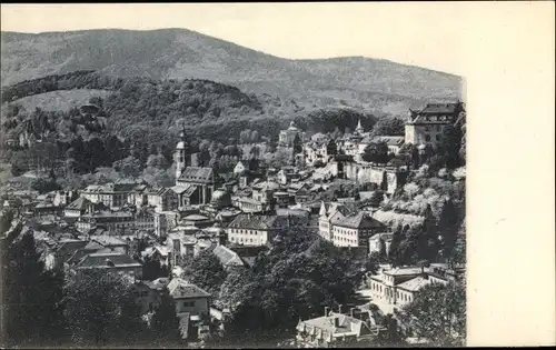 Ak Baden Baden am Schwarzwald, Blick von Friedrichshöhe