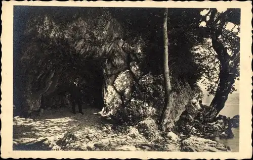 Ak Bordeaux Gironde, Grotte Lamartine