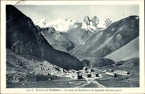 Ak L'Aiguille du Goûter Haute Savoie, Valloire, Le Camp de Rochilles