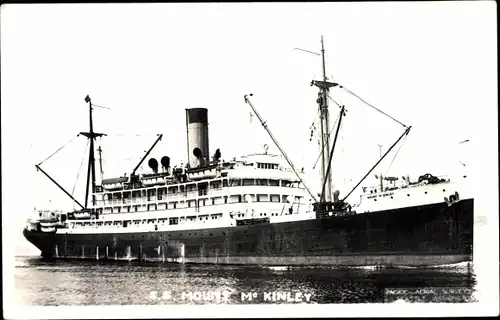 Foto Ak Dampfschiff Mount McKinley, Alaska Steamship Co.