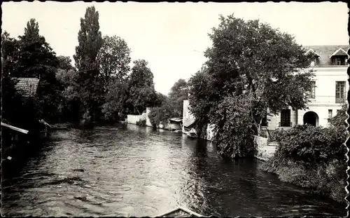 Ak Pacy sur Eure Eure, Les Rives de l´Eure dans la Ville