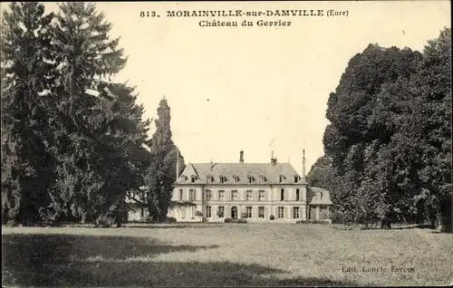 Ak Morainville sur Damville Eure, Le Château de Guerrier