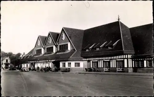 Ak Deauville Calvados, La Gare