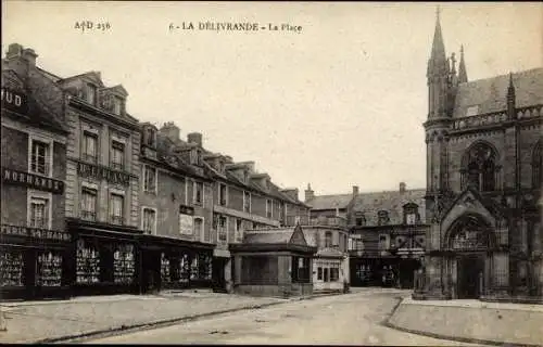 Ak La-Délivrande Calvados, La Place