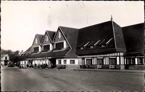 Ak Deauville Calvados, La Gare