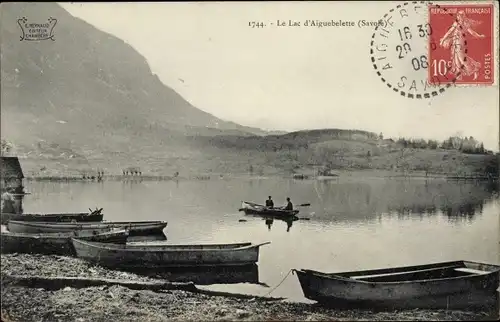 Ak Aiguebelette le Lac Savoie, Ruderpartie