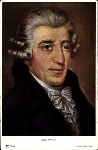 Künstler Ak Schindler, A., Komponist Joseph Haydn, Wiener Klassik, Portrait