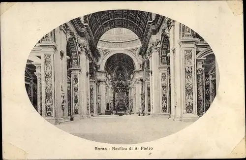 Ak Roma Rom Lazio, Basilica di S. Pietro