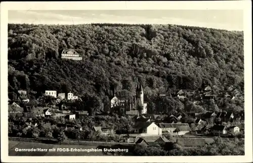 Ak Gernrode Quedlinburg im Harz, FDGB Erholungsheim Stubenberg