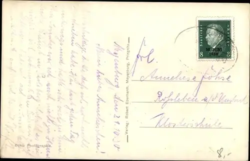 Ak Meyenburg Prignitz, Schloss