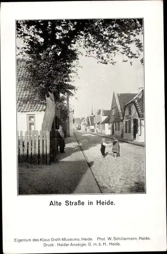 Ak Heide in Holstein, Alte Straße