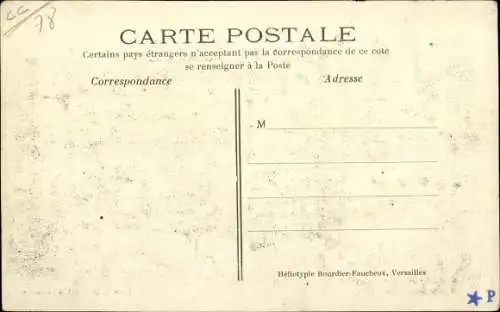 Ak Villennes sur Seine Yvelines, Le Chemin de la Nourrée