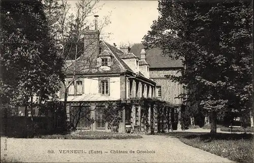 Ak Verneuil sur Avre Eure, Château de Grosbois