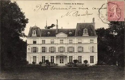 Ak Verneuil Eure, Le Château de la Puisaye