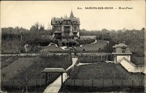 Ak Samois sur Seine Seine et Marne, Mont Fleuri