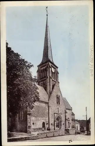 Ak Nogent le Bernard Sarthe, L´Église