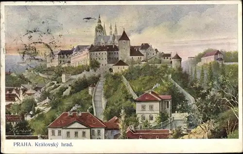 Künstler Ak Praha Prag Tschechien, Královský hrad