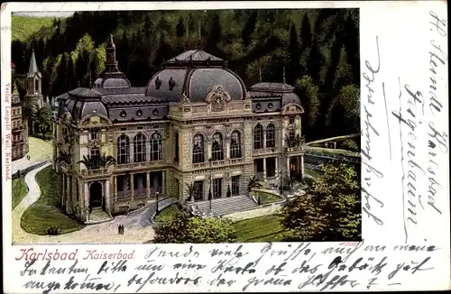 Ak Karlovy Vary Karlsbad Stadt, Kaiserbad