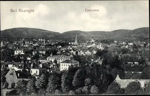 Ak Bad Kissingen Unterfranken Bayern, Panorama