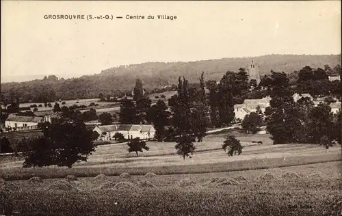Ak Grosrouvre Yvelines, Centre du Village
