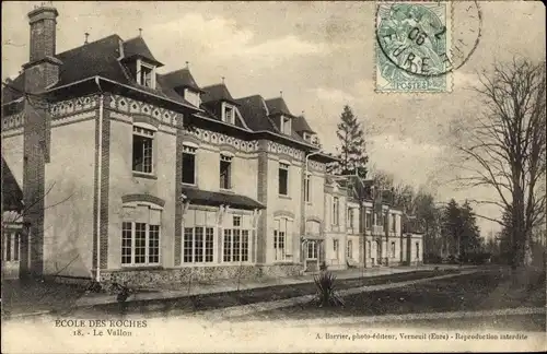 Ak Verneuil Eure, École des Roches, Le Vallon