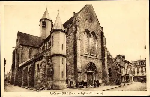 Ak Pacy sur Eure Eure, Église