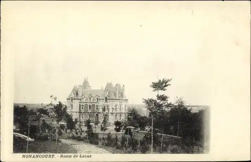 Ak Nonancourt Eure, Route de Laons