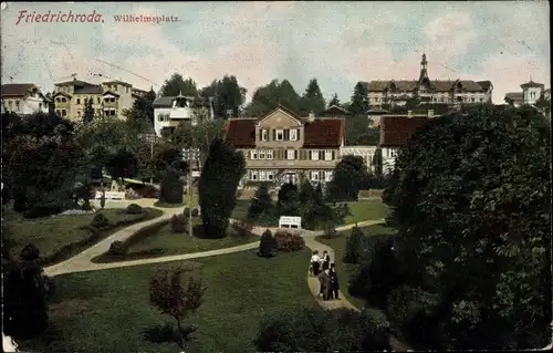 Ak Friedrichroda im Thüringer Wald, Wilhelmsplatz