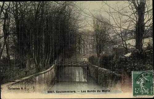 Ak Coulommiers Seine et Marne, Bords du Morin
