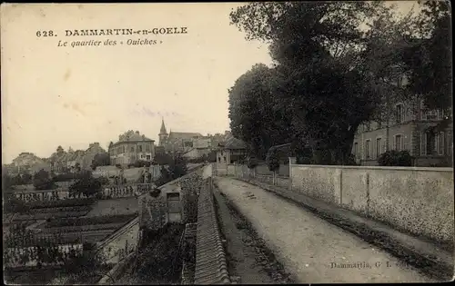 Ak Dammartin en Goële Seine et Marne, Quartier des Ouiches