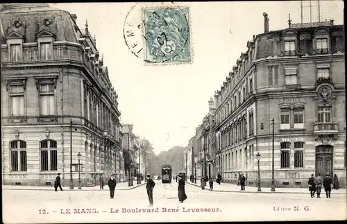 Ak Le Mans Sarthe, Le Boulevard René Levasseur