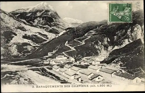 Ak Les Chapieux Savoie, Baraquements