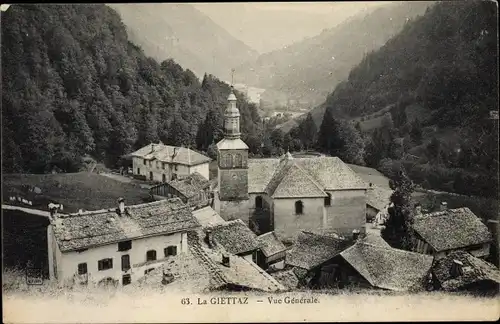 Ak La Giettaz Savoie, Vue générale