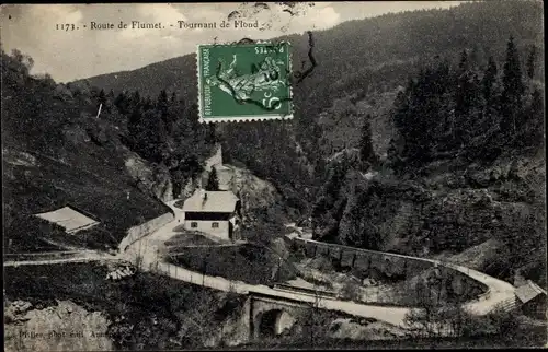 Ak Flumet Savoie, Tournant de Flond